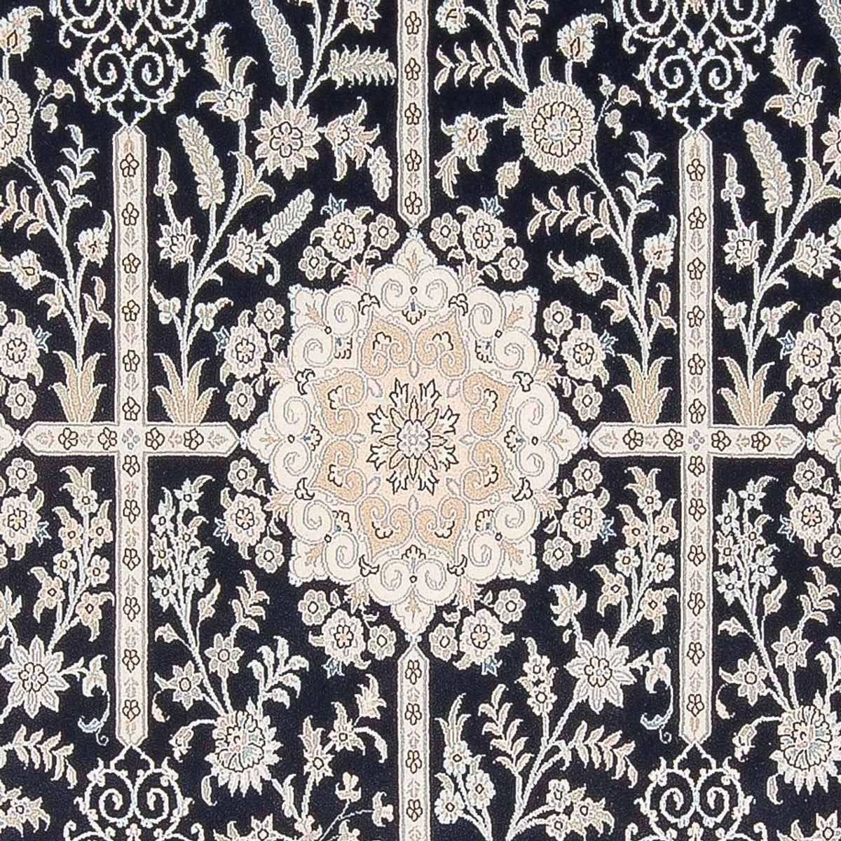 Perzisch tapijt - Nain - Premium - 312 x 202 cm - donkerblauw