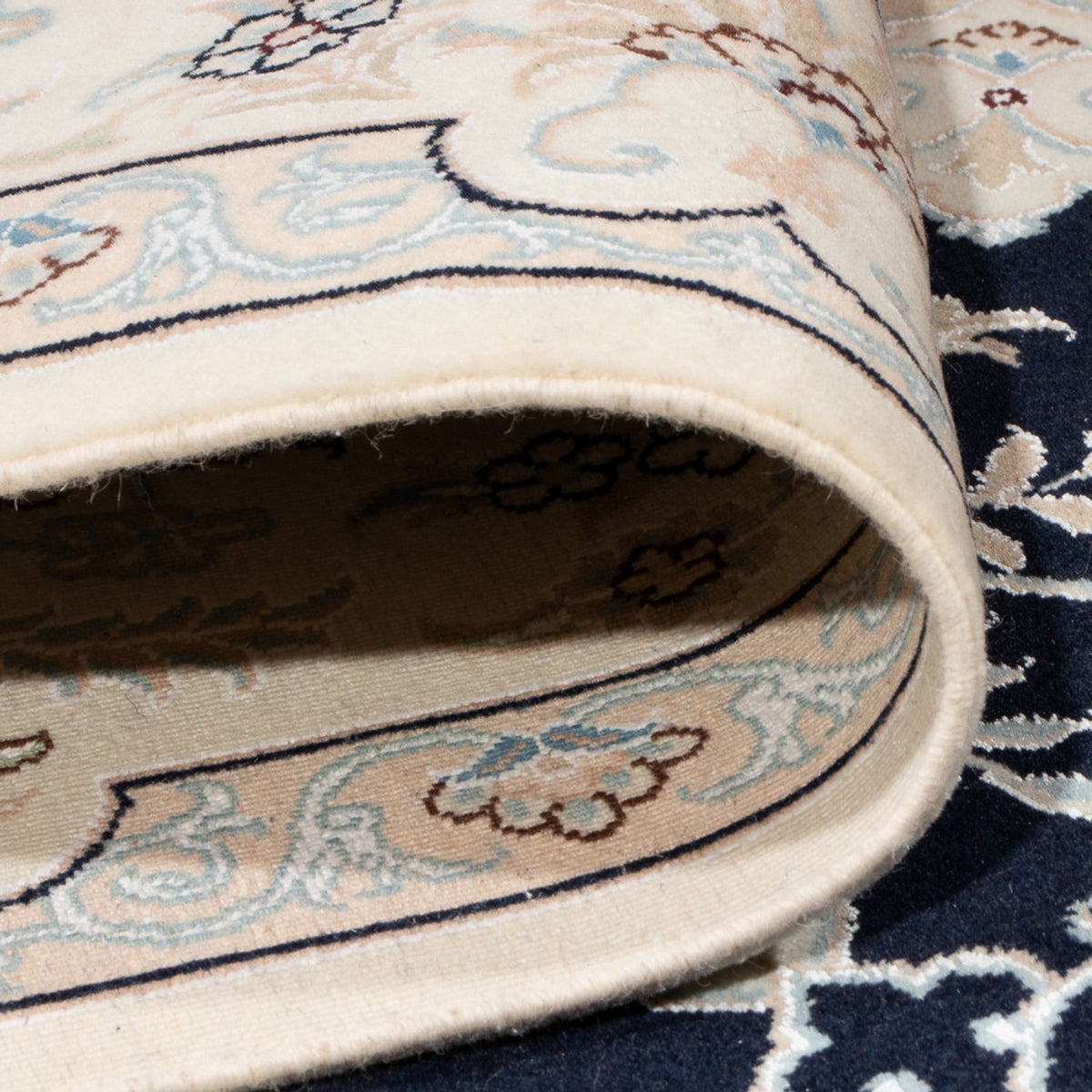 Perzisch tapijt - Nain - Premium - 312 x 202 cm - donkerblauw