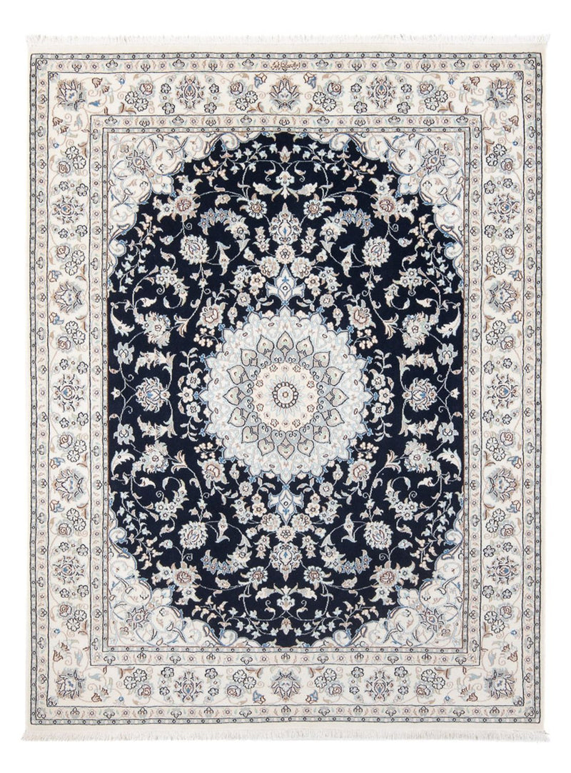 Perzisch tapijt - Nain - Premium - 196 x 150 cm - donkerblauw