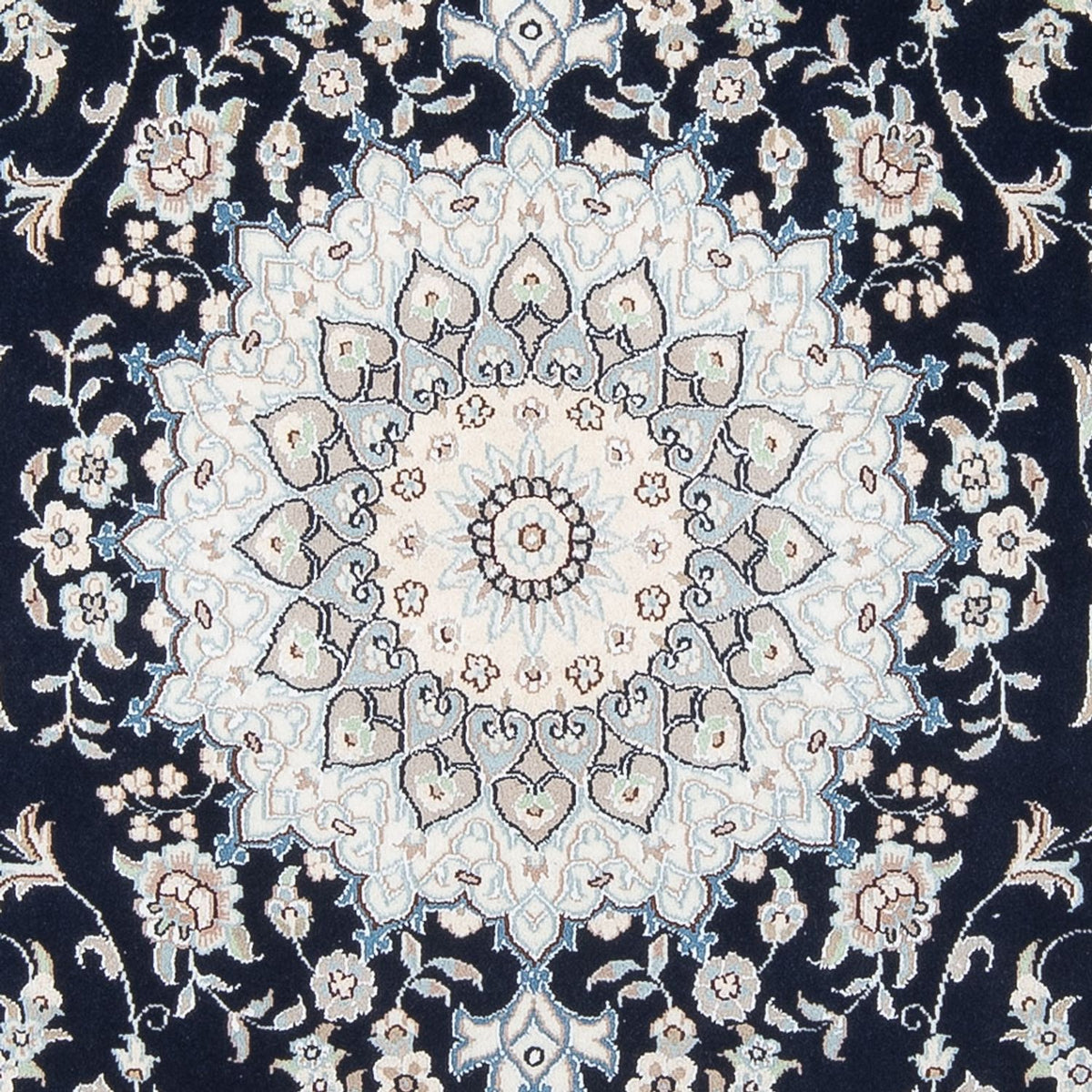 Perzisch tapijt - Nain - Premium - 196 x 150 cm - donkerblauw