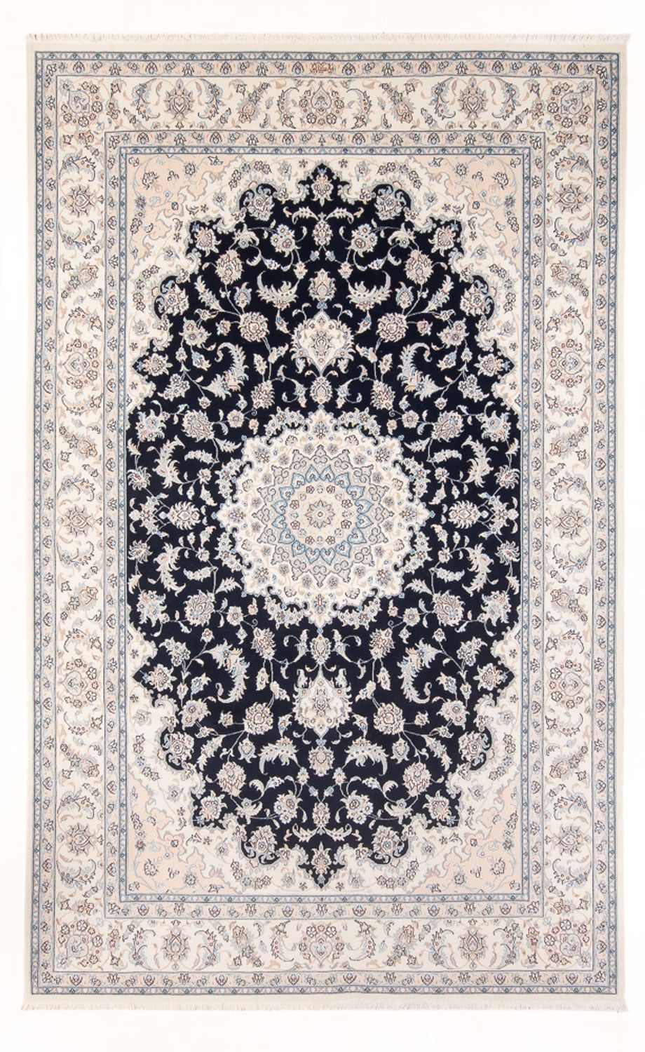 Perzisch tapijt - Nain - Premium - 303 x 200 cm - donkerblauw