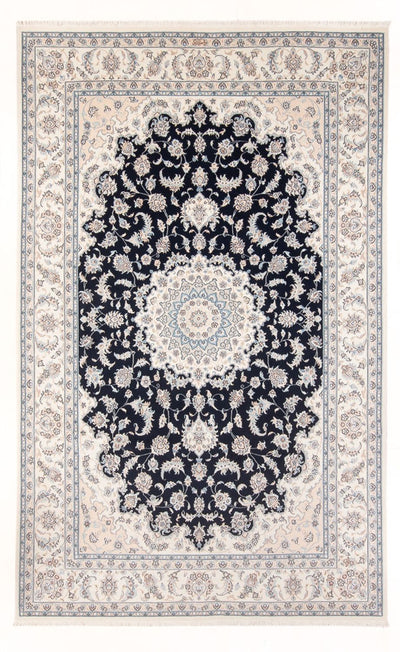 Nain - 6La Tapijt 200x303cm - Perzisch tapijt - donkerblauw