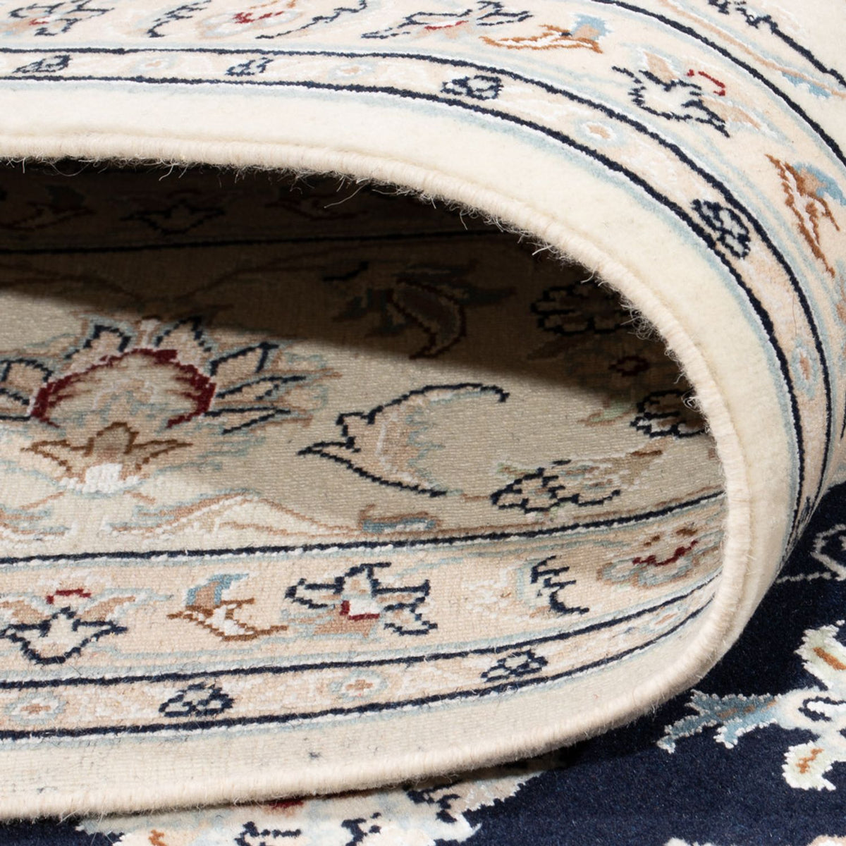 Perzisch tapijt - Nain - Premium - 298 x 198 cm - donkerblauw