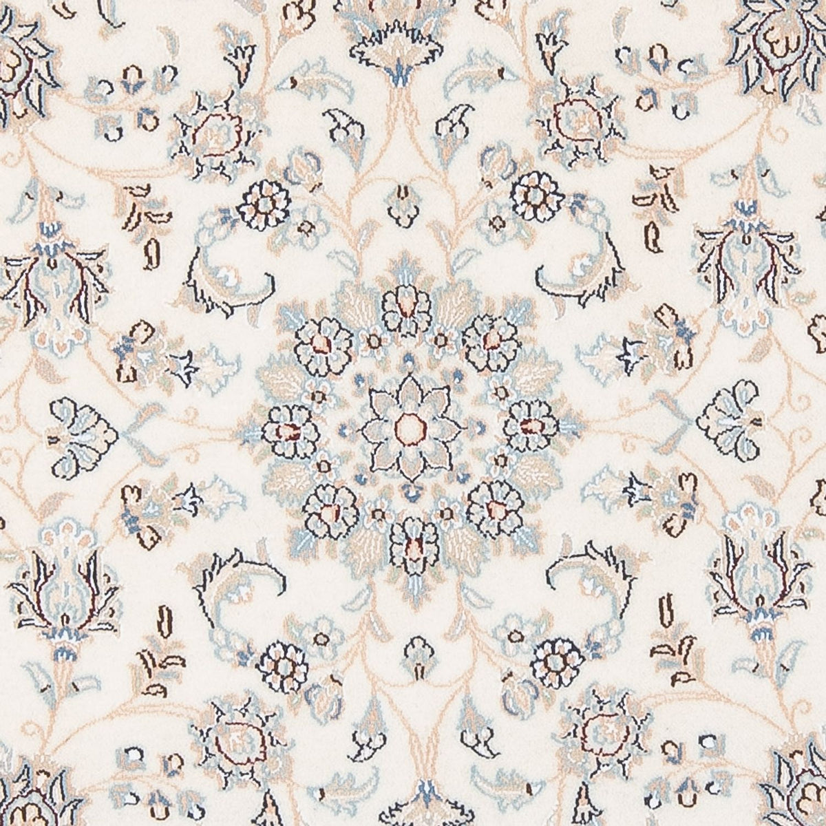 Perzisch tapijt - Nain - Premium rond  - 150 x 150 cm - crème