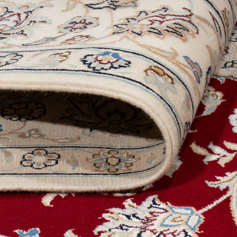 Perzisch tapijt - Nain - 242 x 168 cm - rood