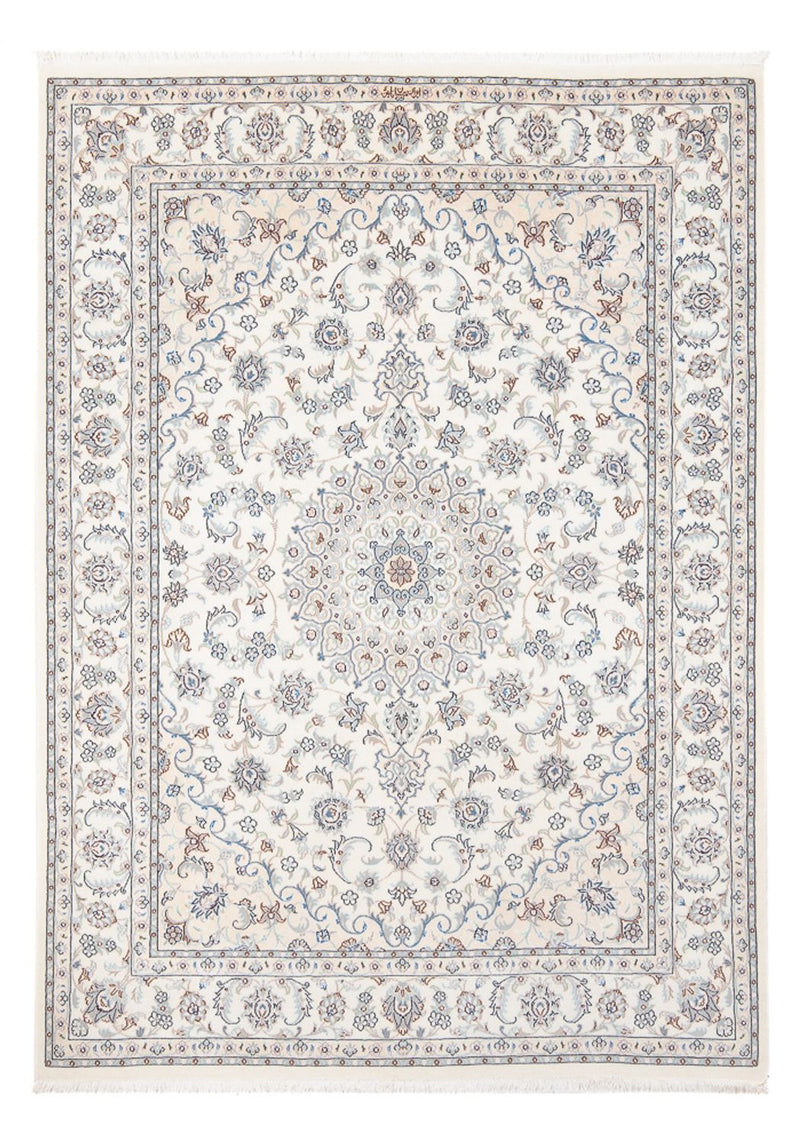 Perzisch tapijt - Nain - Premium - 204 x 150 cm - crème