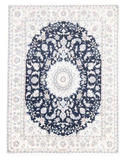 Nain - 9La Tapijt 147x196cm - Perzisch tapijt - donkerblauw