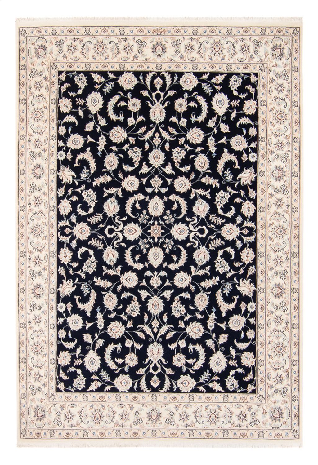 Perzisch tapijt - Nain - 235 x 172 cm - donkerblauw