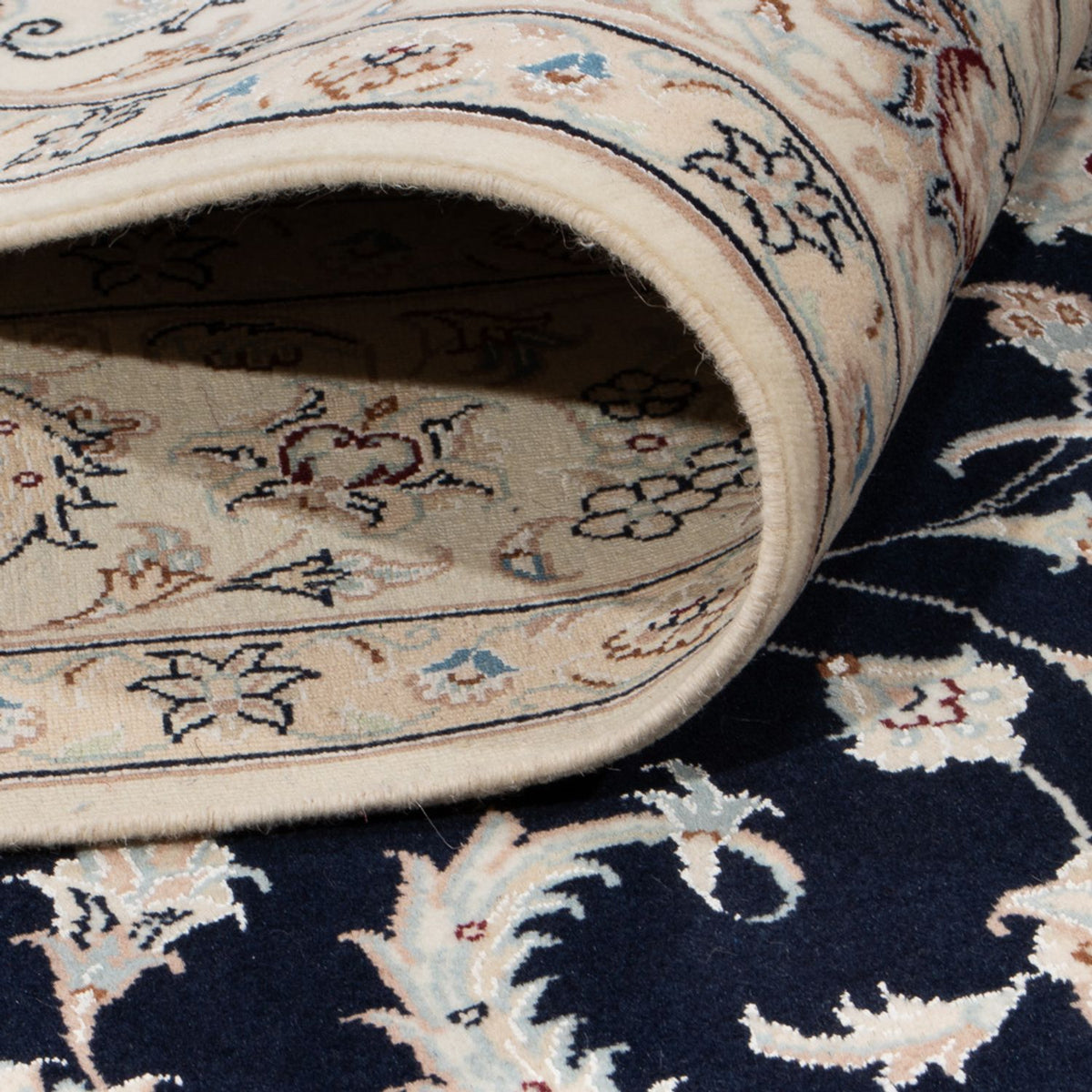 Perzisch tapijt - Nain - 235 x 172 cm - donkerblauw