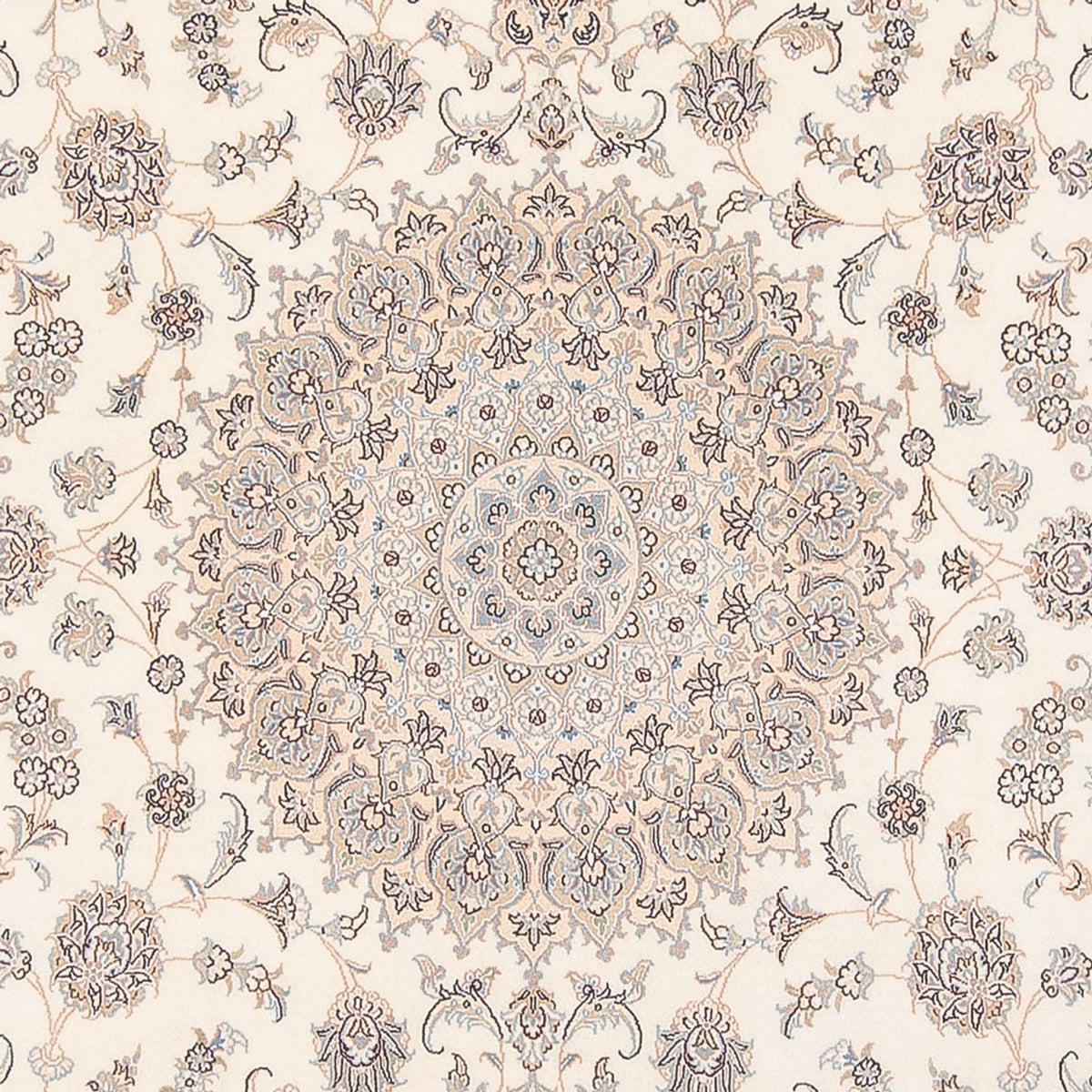 Perzisch tapijt - Nain - Premium - 270 x 251 cm - crème