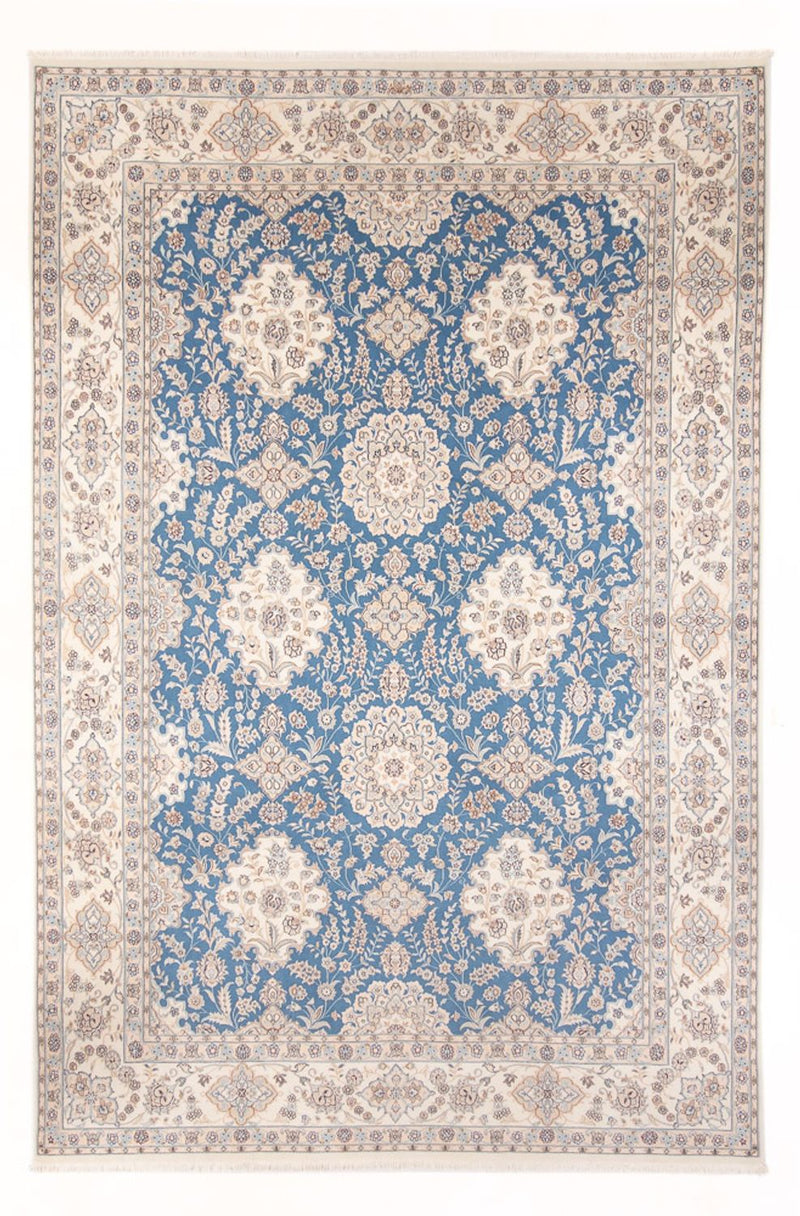 Perzisch tapijt - Nain - Premium - 348 x 245 cm - lichtblauw