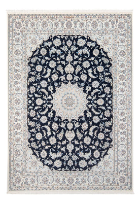 Perzisch tapijt - Nain - Premium - 207 x 146 cm - donkerblauw