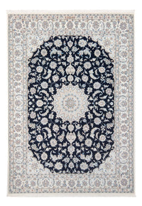 Perzisch tapijt - Nain - Premium - 207 x 146 cm - donkerblauw