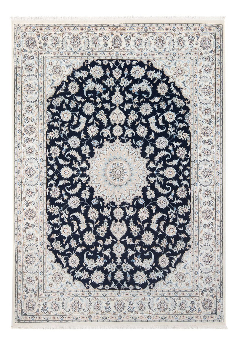 Perzisch tapijt - Nain - Premium - 207 x 146 cm - donkerblauw