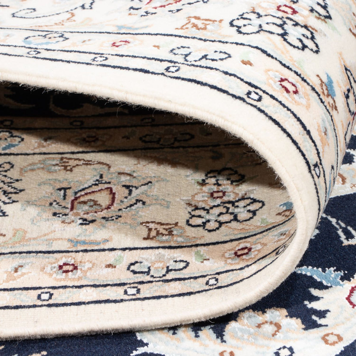 Perzisch tapijt - Nain - Premium - 207 x 146 cm - donkerblauw