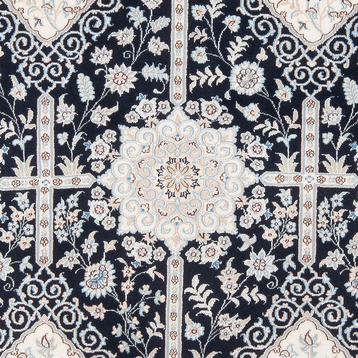 Perzisch tapijt - Nain - Premium - 205 x 153 cm - donkerblauw