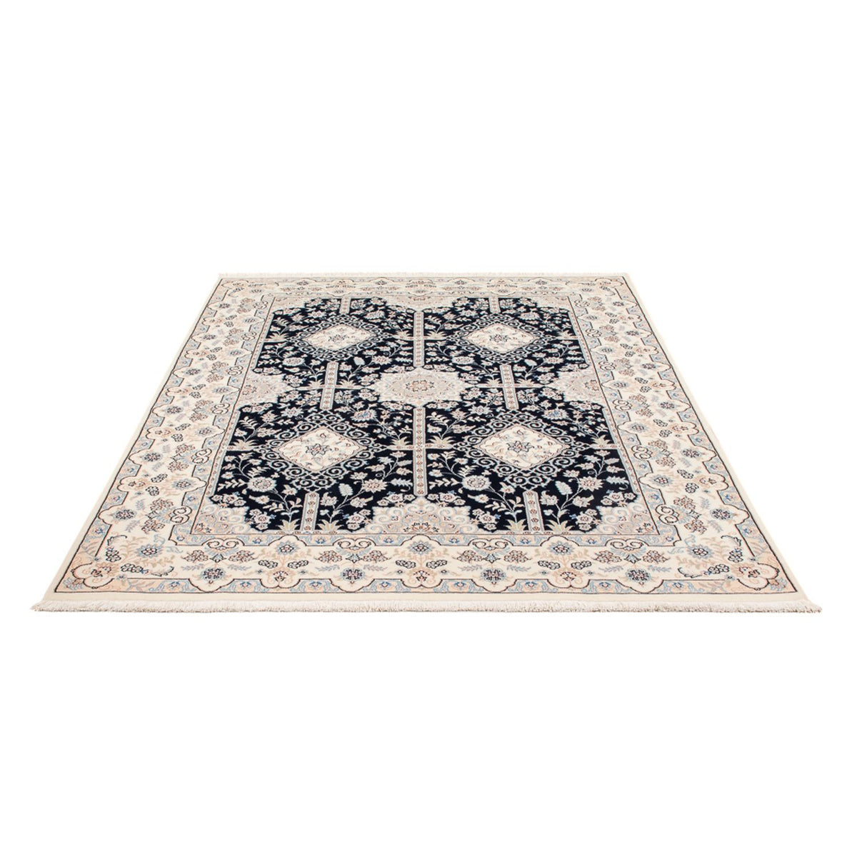 Perzisch tapijt - Nain - Premium - 205 x 153 cm - donkerblauw