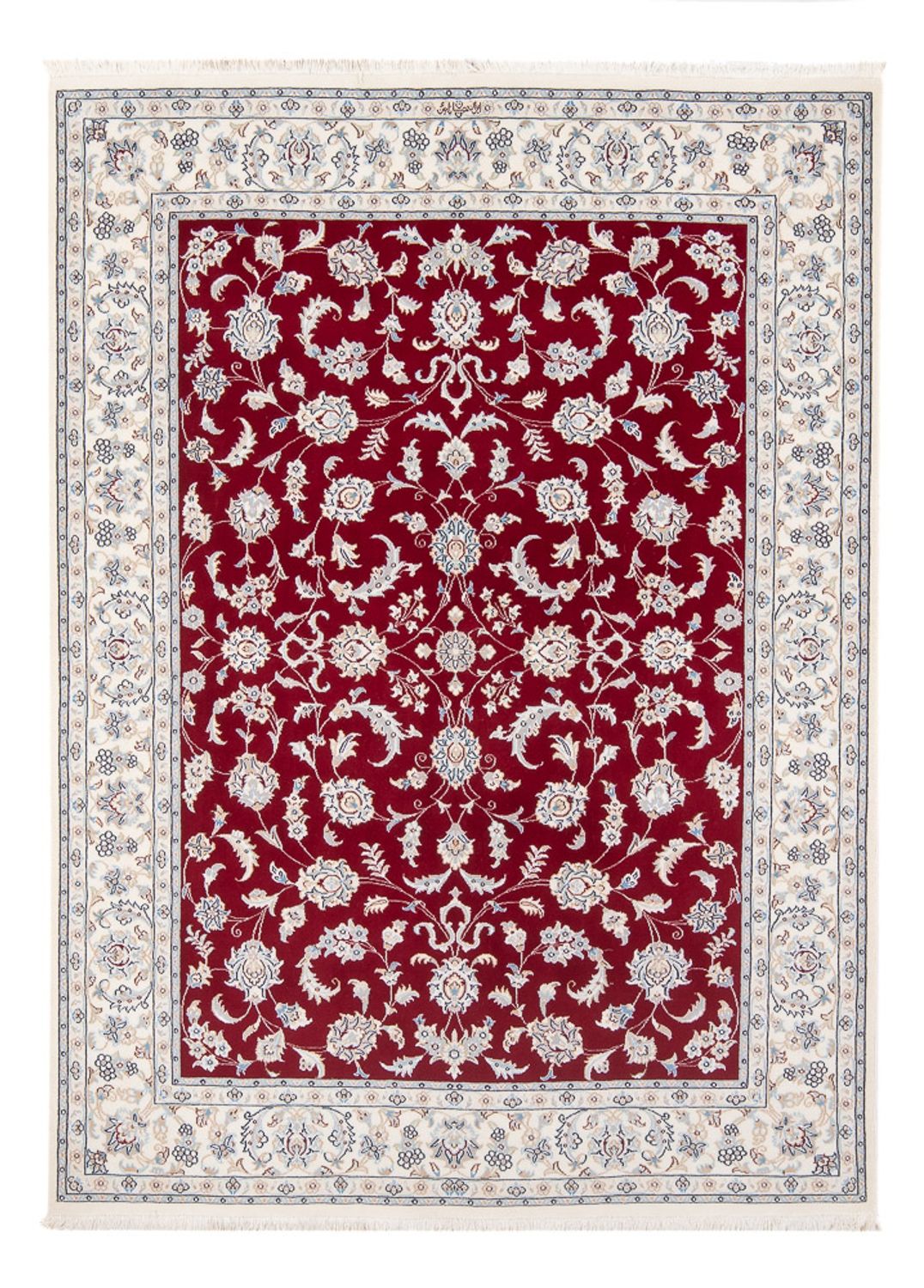 Perzisch tapijt - Nain - Premium - 198 x 149 cm - rood