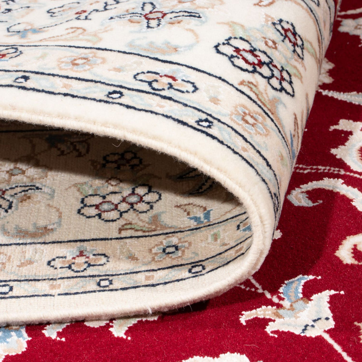 Perzisch tapijt - Nain - Koninklijk - 207 x 148 cm - rood