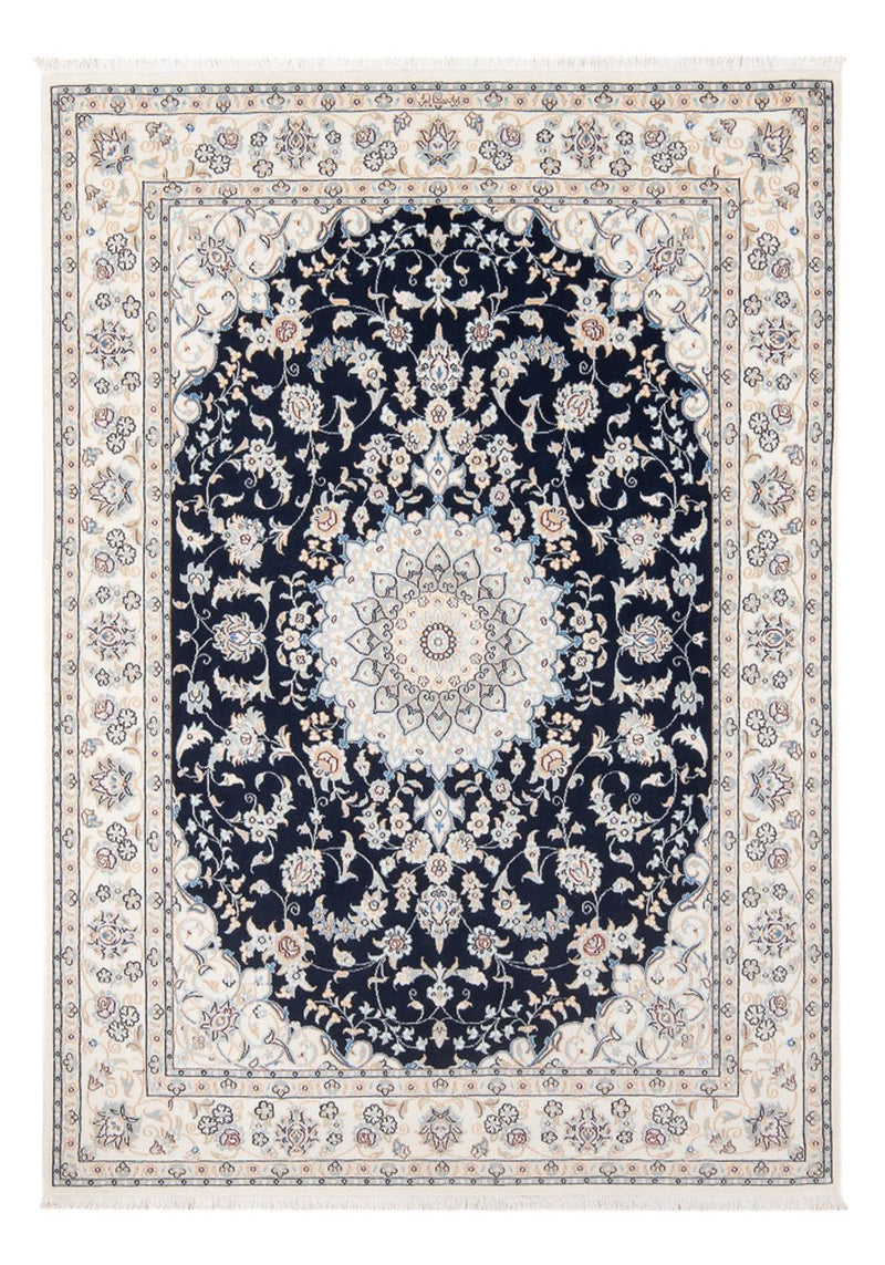 Perzisch tapijt - Nain - Premium - 203 x 149 cm - donkerblauw