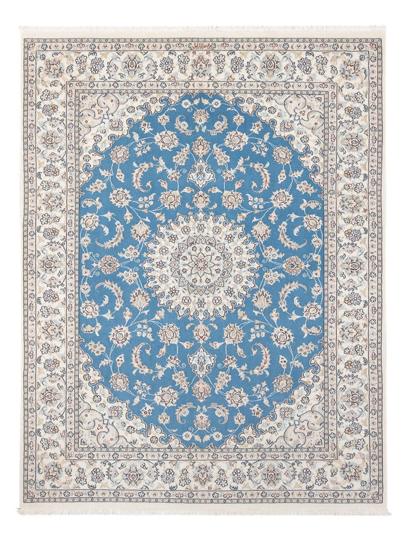 Perzisch tapijt - Nain - Premium - 206 x 147 cm - blauw