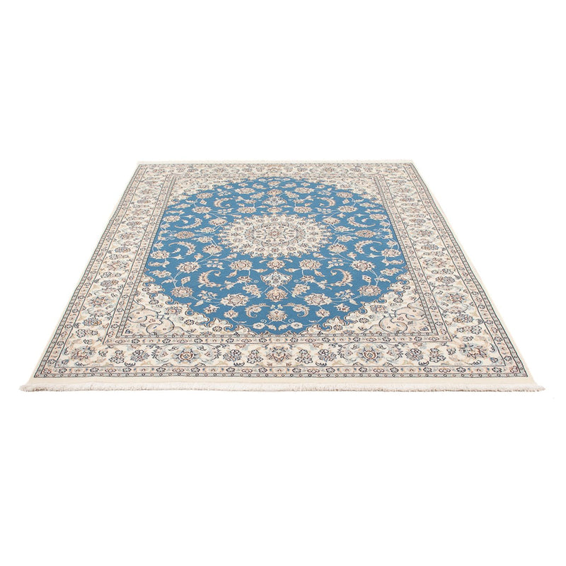 Perzisch tapijt - Nain - Premium - 206 x 147 cm - blauw