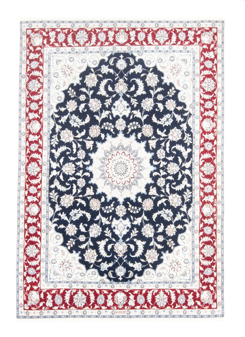 Perzisch tapijt - Nain - Koninklijk - 203 x 145 cm - donkerblauw