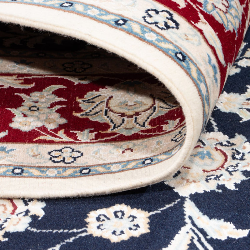 Perzisch tapijt - Nain - Koninklijk - 203 x 145 cm - donkerblauw