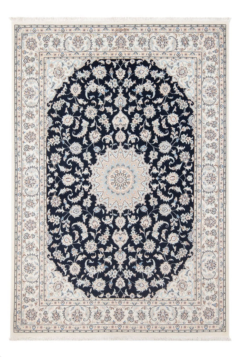 Perzisch tapijt - Nain - Premium - 203 x 147 cm - donkerblauw