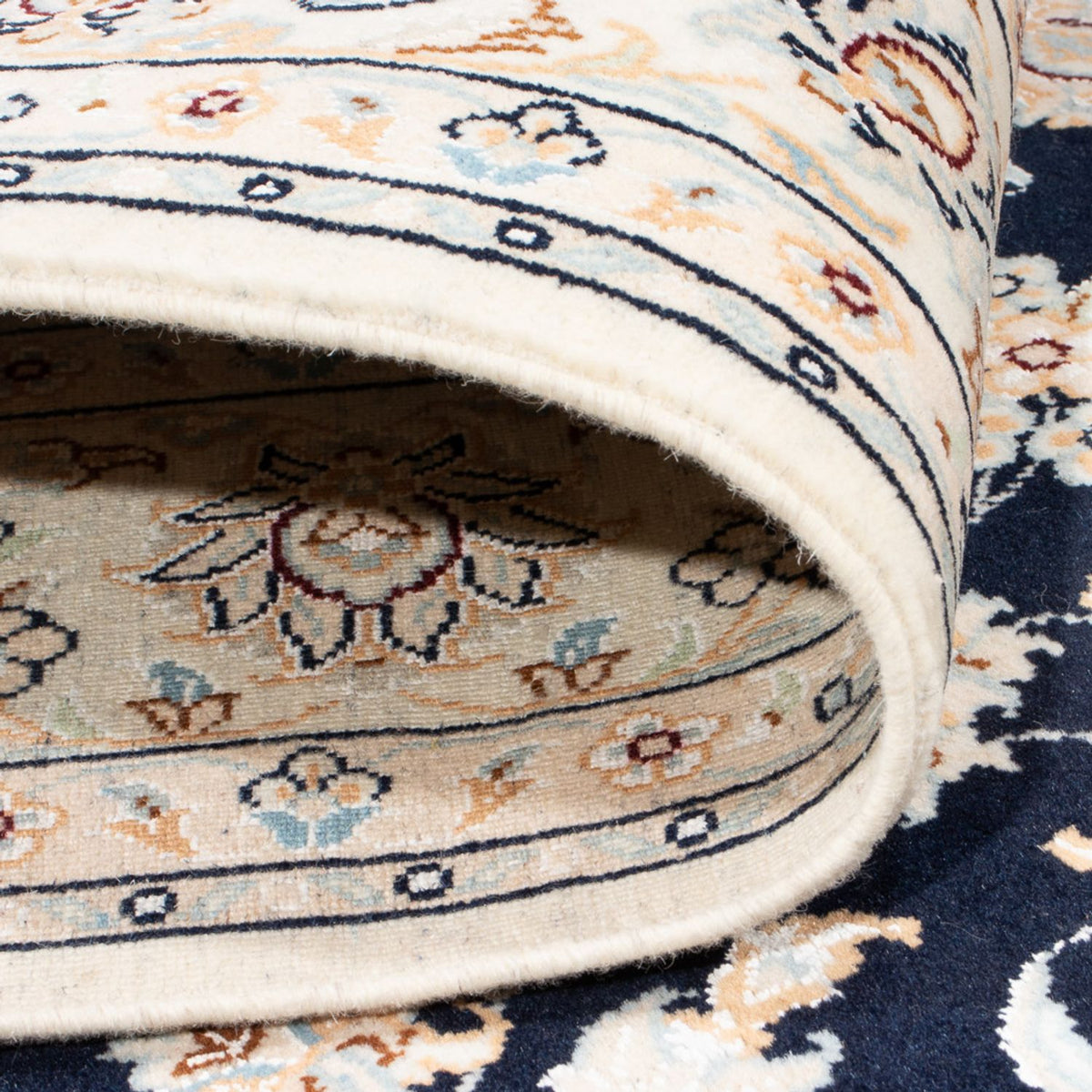 Perzisch tapijt - Nain - Premium - 205 x 148 cm - donkerblauw