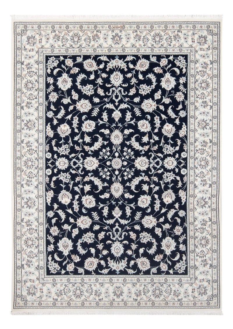 Perzisch tapijt - Nain - Premium - 200 x 147 cm - donkerblauw
