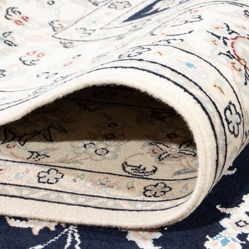 Perzisch tapijt - Nain - Premium - 200 x 147 cm - donkerblauw