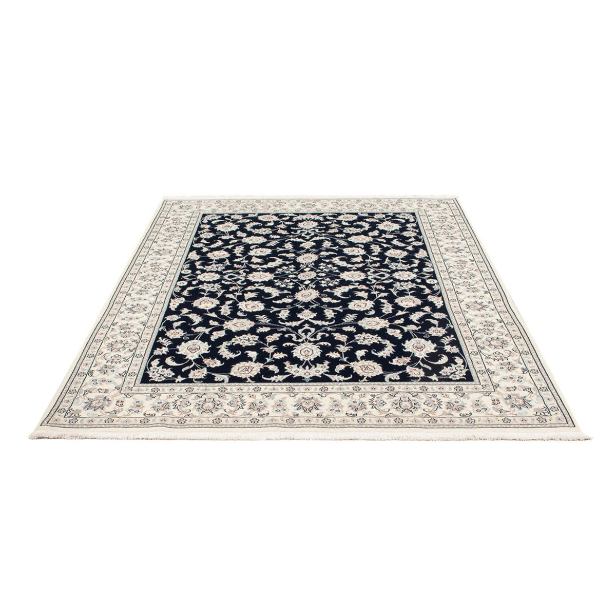 Perzisch tapijt - Nain - Premium - 200 x 147 cm - donkerblauw