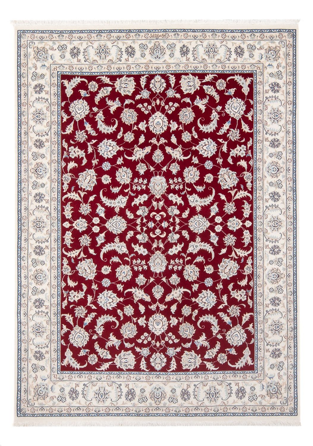 Perzisch tapijt - Nain - Premium - 204 x 146 cm - rood