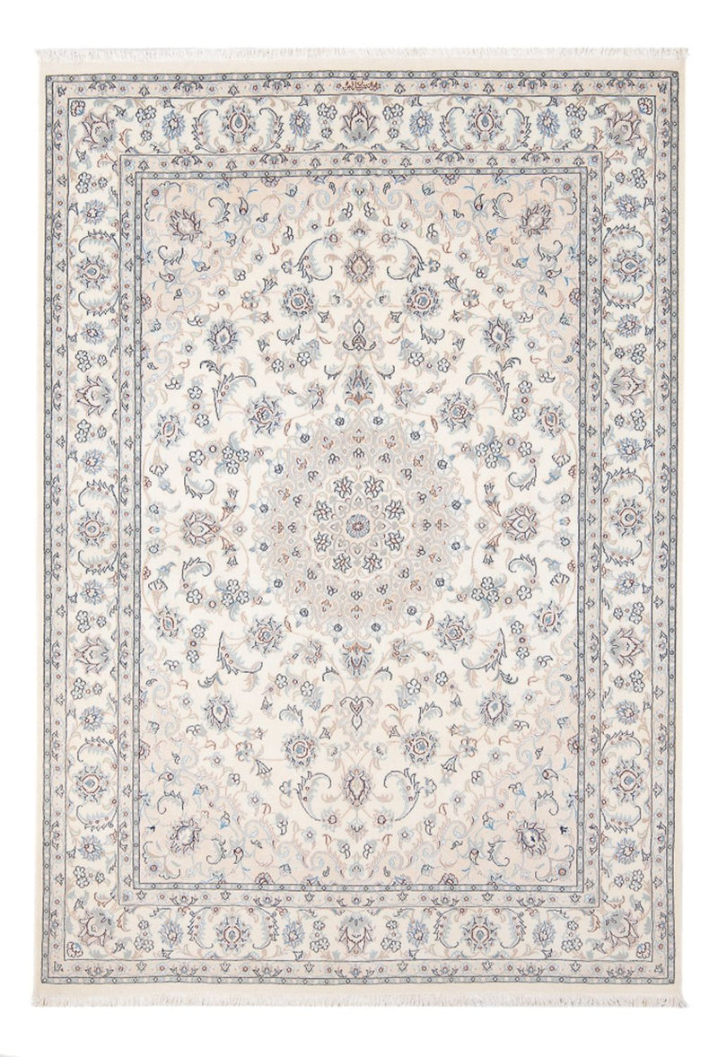 Perzisch tapijt - Nain - Premium - 208 x 148 cm - crème