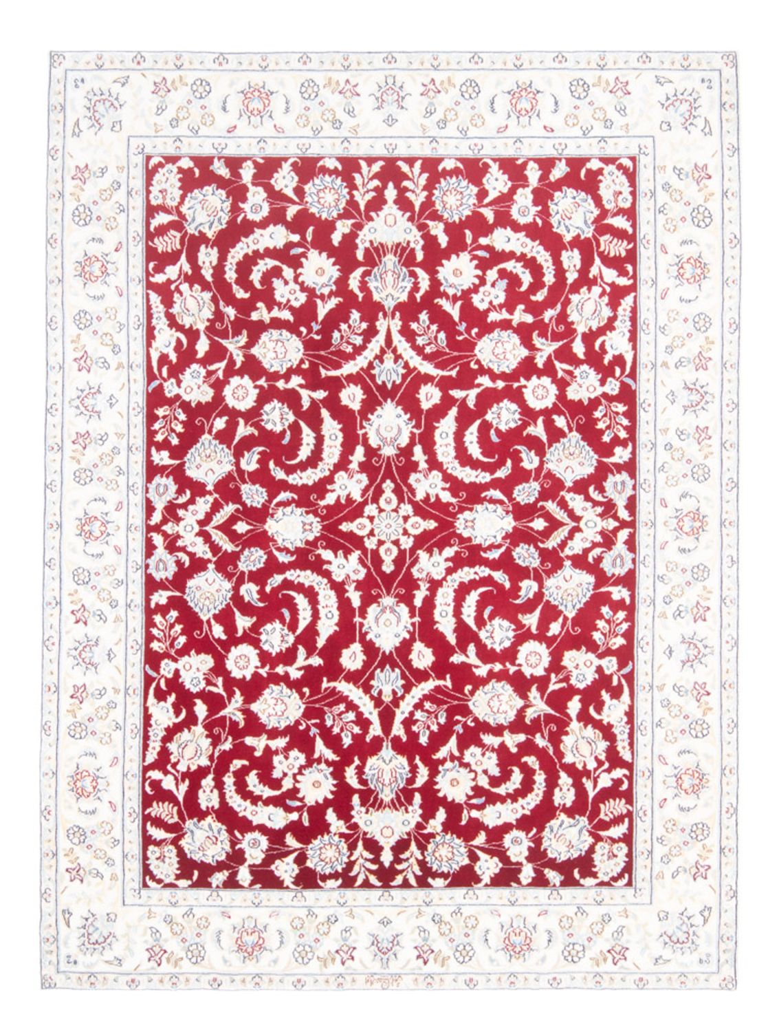 Perzisch tapijt - Nain - Koninklijk - 200 x 150 cm - rood