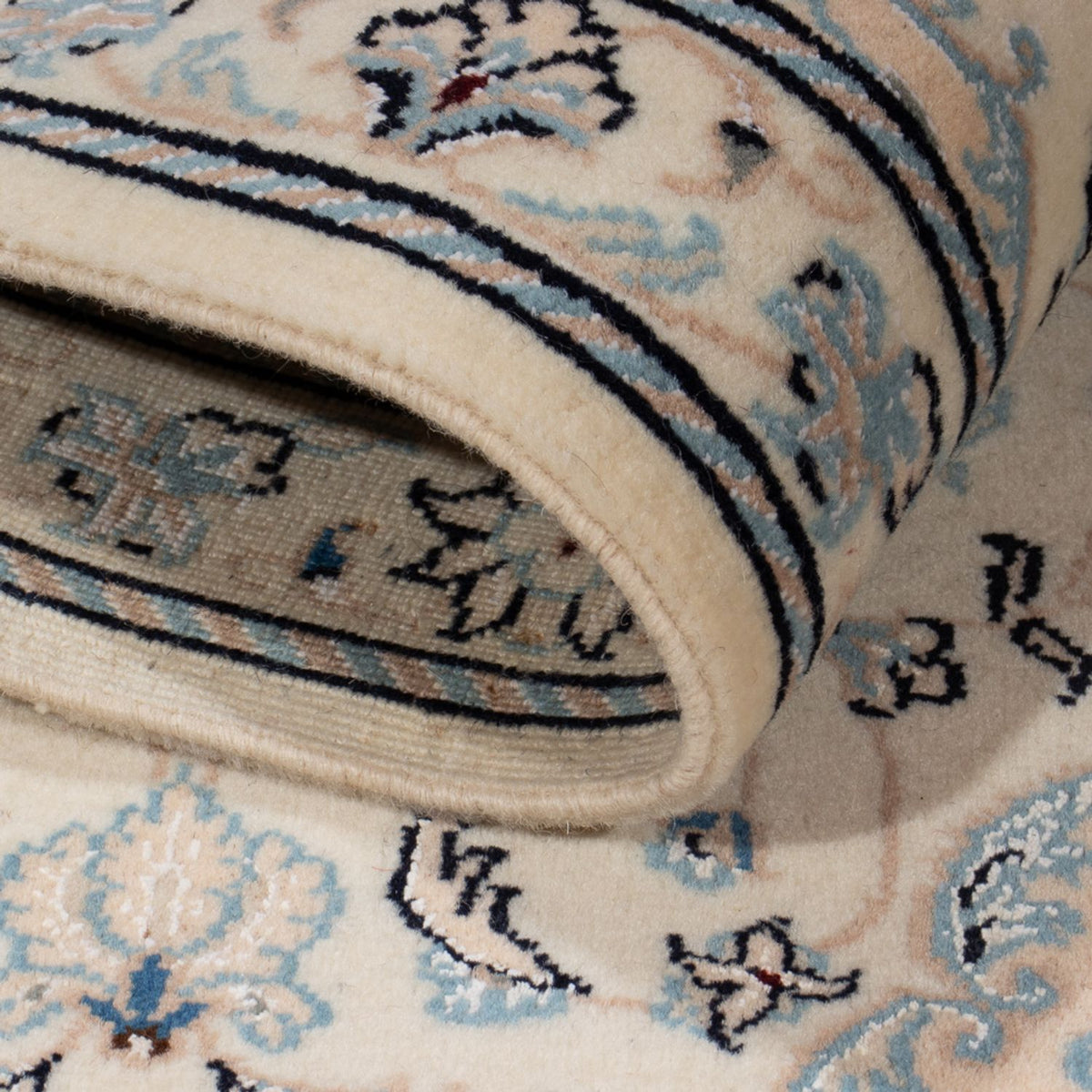 Perzisch tapijt - Nain - 95 x 55 cm - crème