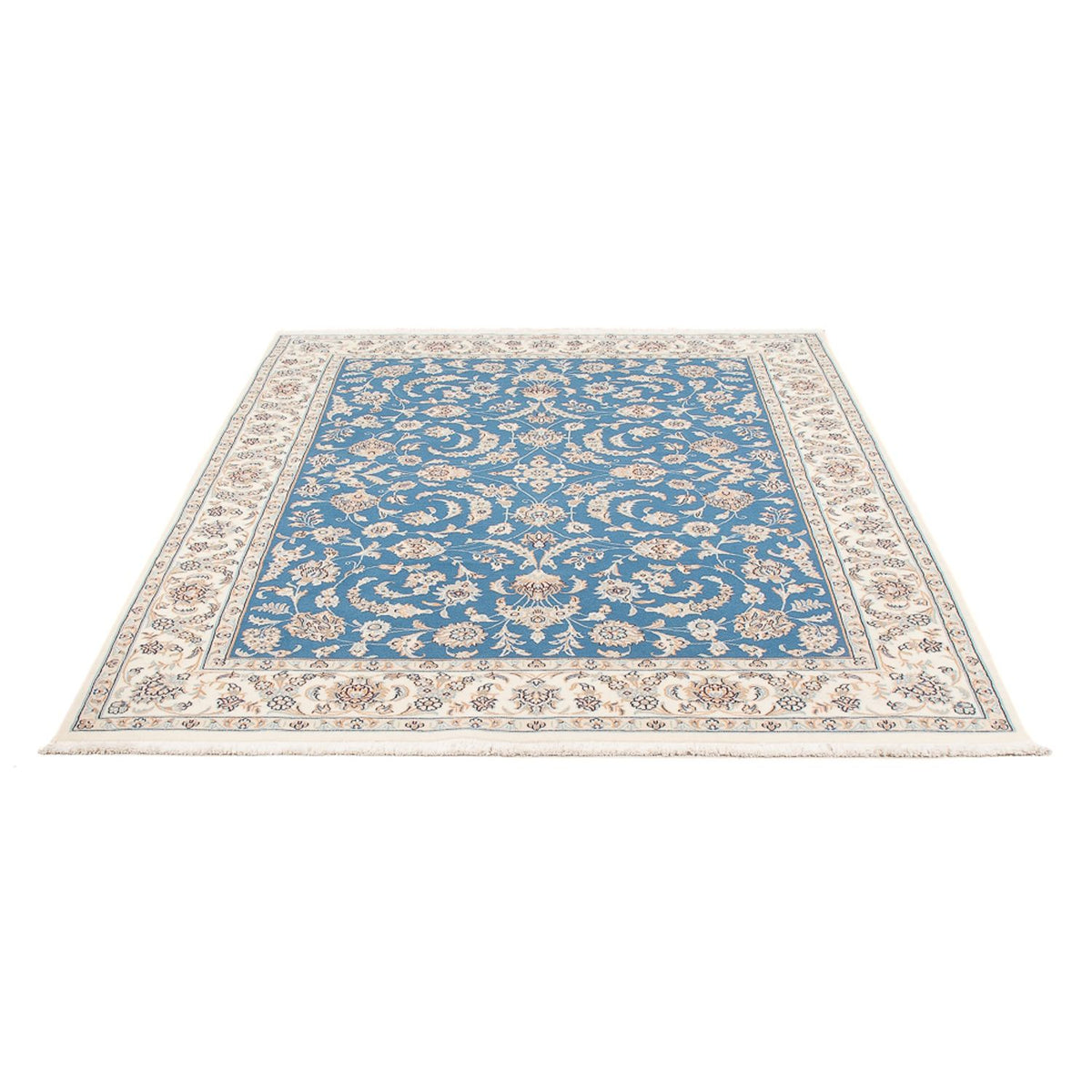 Perzisch tapijt - Nain - Premium - 200 x 147 cm - blauw