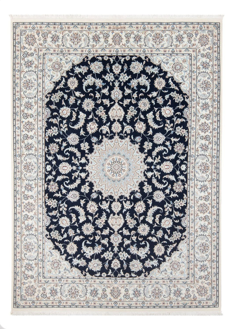 Perzisch tapijt - Nain - Premium - 202 x 150 cm - donkerblauw