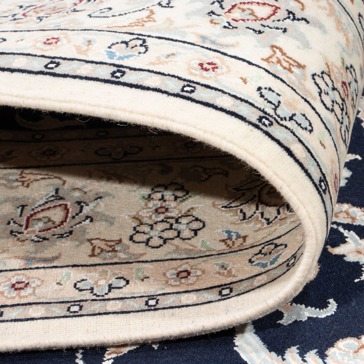 Perzisch tapijt - Nain - Premium - 202 x 150 cm - donkerblauw