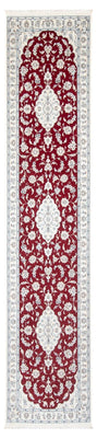 Loper Perzisch tapijt - Nain - Premium - 350 x 86 cm - rood