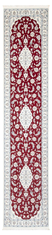 Loper Perzisch tapijt - Nain - Premium - 350 x 86 cm - rood