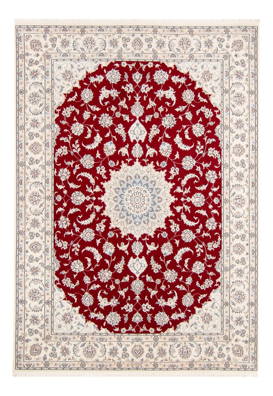 Perzisch tapijt - Nain - 237 x 168 cm - rood