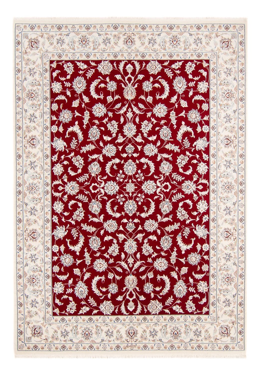 Perzisch tapijt - Nain - 236 x 169 cm - rood
