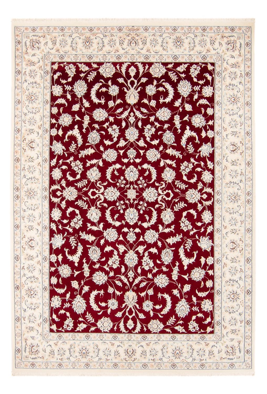 Perzisch tapijt - Nain - 234 x 167 cm - rood