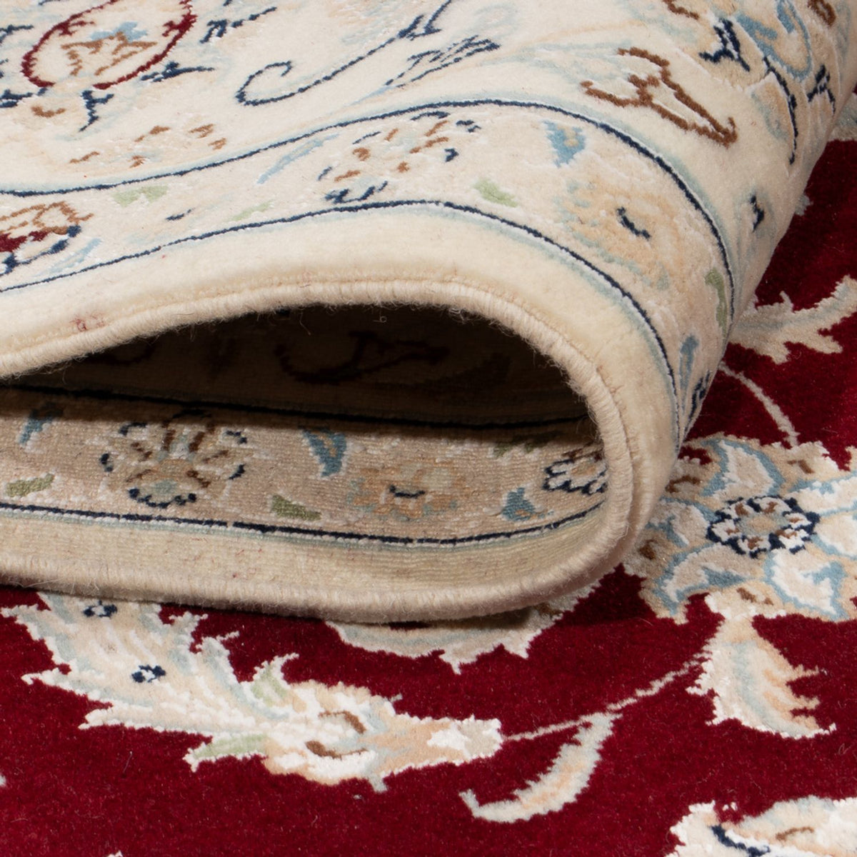 Perzisch tapijt - Nain - 234 x 167 cm - rood