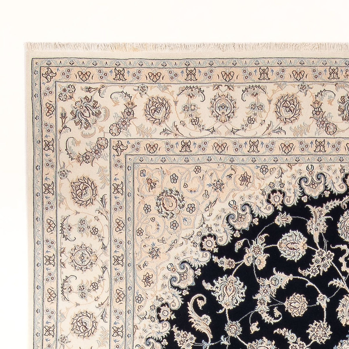 Perzisch tapijt - Nain - Premium - 352 x 247 cm - donkerblauw