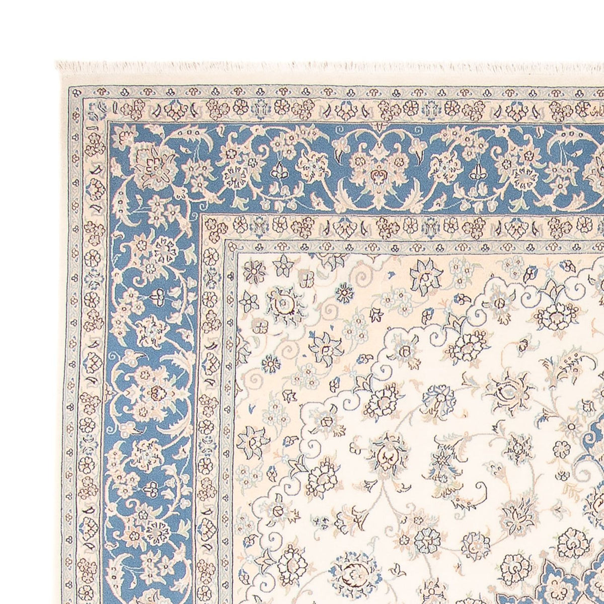 Perzisch tapijt - Nain - 260 x 226 cm - crème