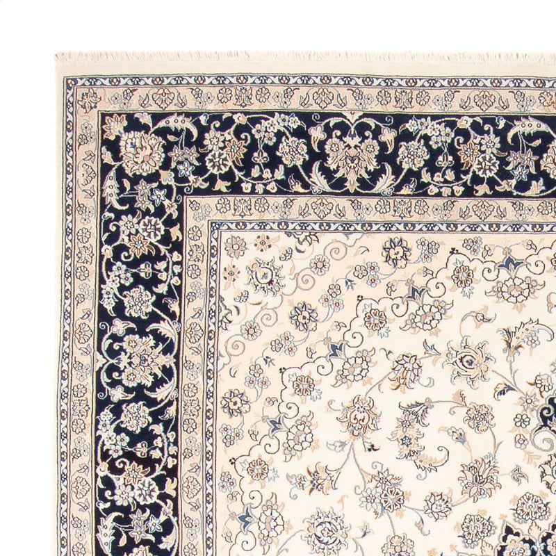 Perzisch tapijt - Nain - 265 x 225 cm - crème