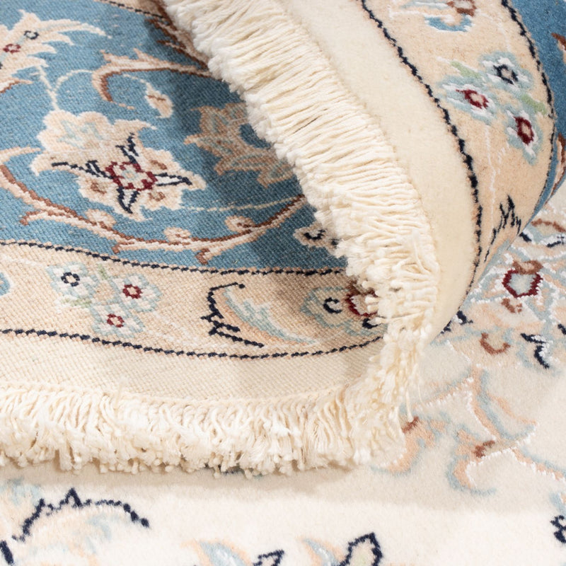 Perzisch tapijt - Nain rond  - 200 x 200 cm - crème